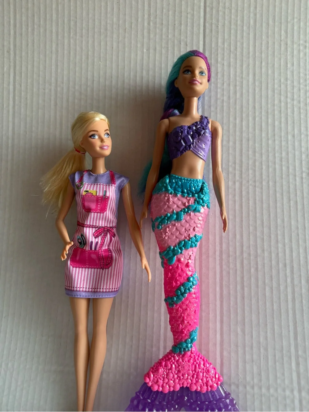 Barbie Mermaid Doll with Purple Top and Pink, Teal & Purple Tail Barbie Florist